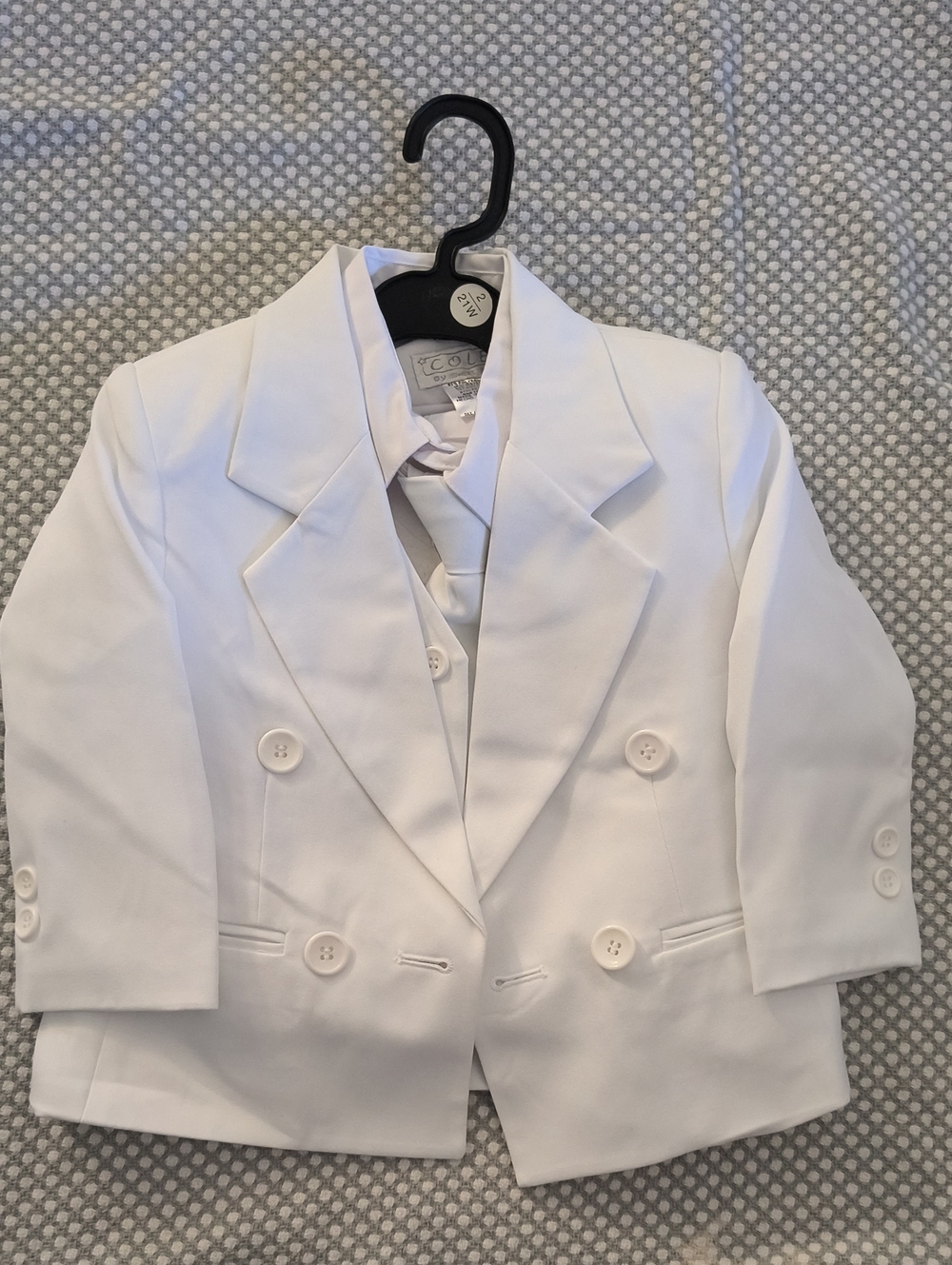 Classic White Double-Breasted Kids Blazer by Cool Club